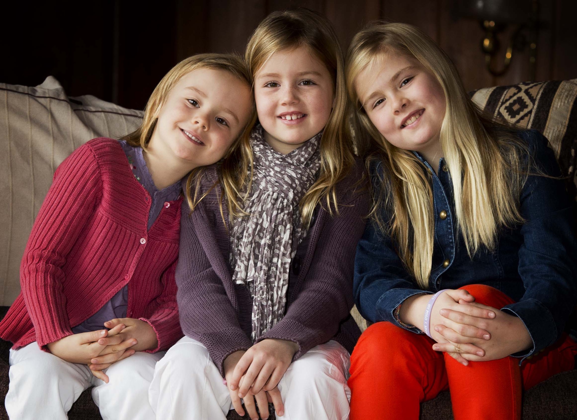 The three princesses celebrate Christmas in Argentina, 2012.