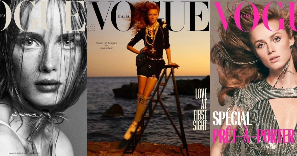 Alle Keren Dat Rianne Van Rompaey Op De Cover Van Vogue Stond Vogue Nl 0848