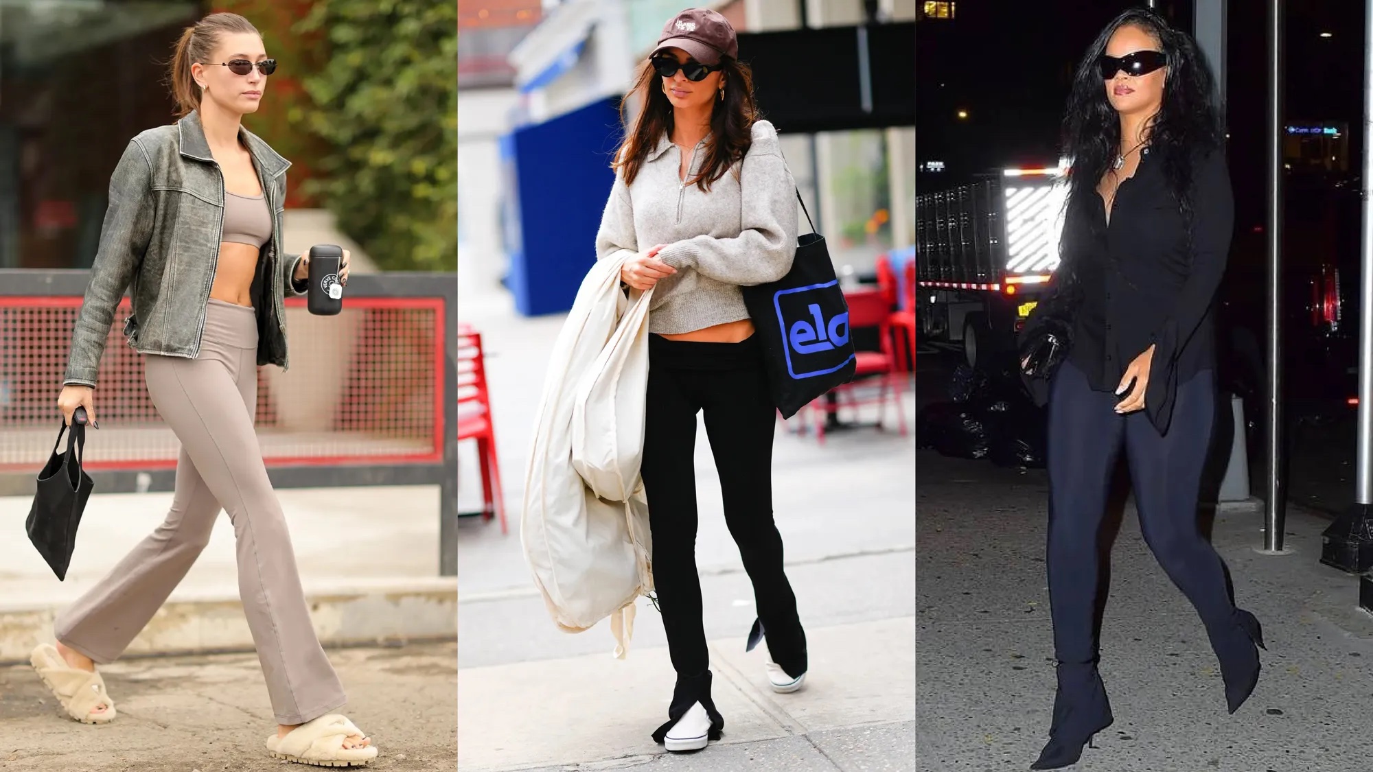 De flared legging is terug en heeft al de goedkeuring van A-listers