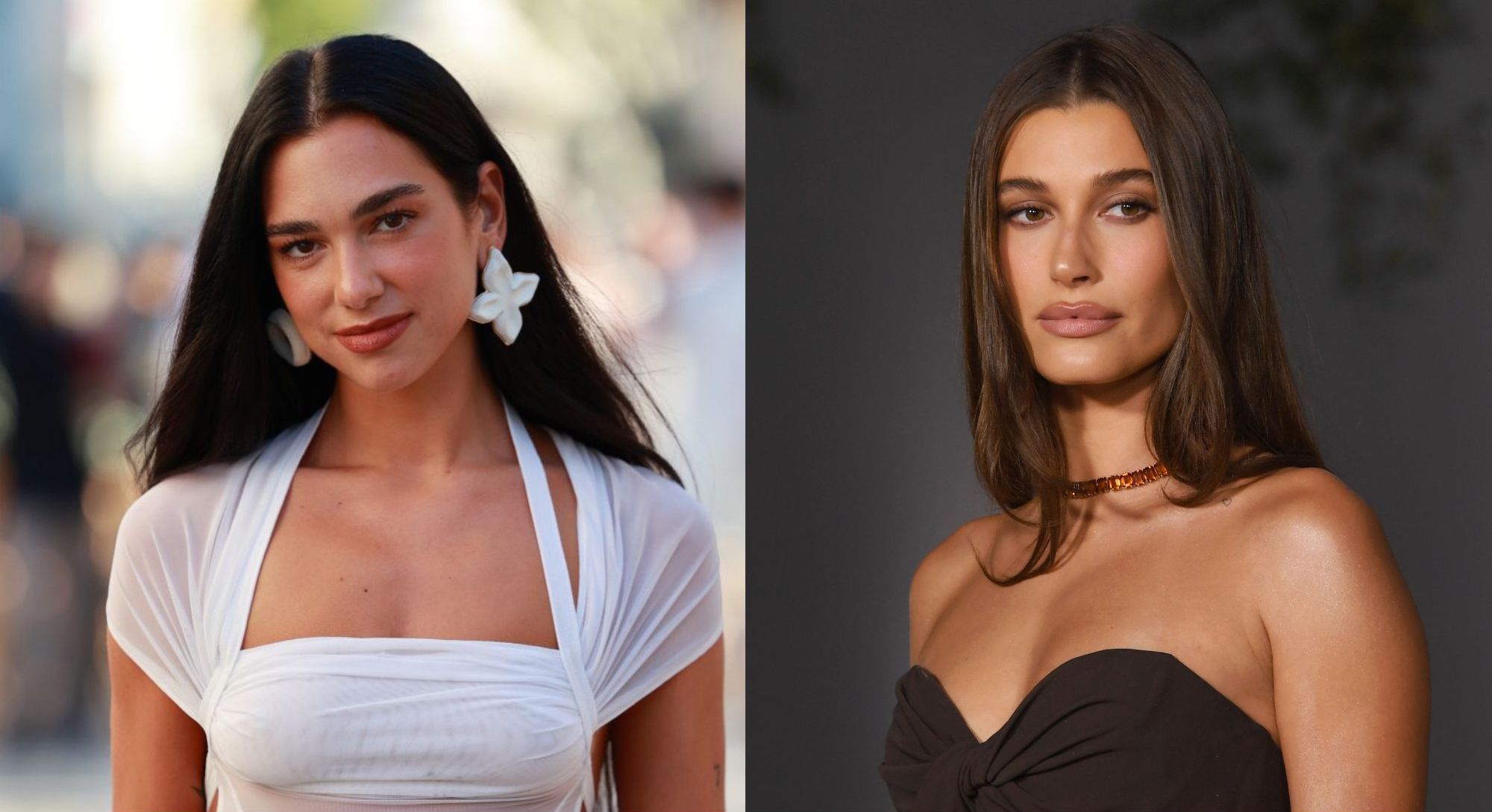 Hailey Bieber en Dua Lipa brengen de zichtbare string terug