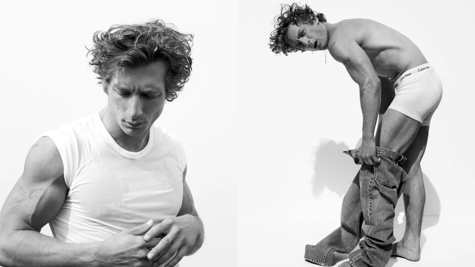 Jeremy Allen White schittert in campagne Calvin Klein