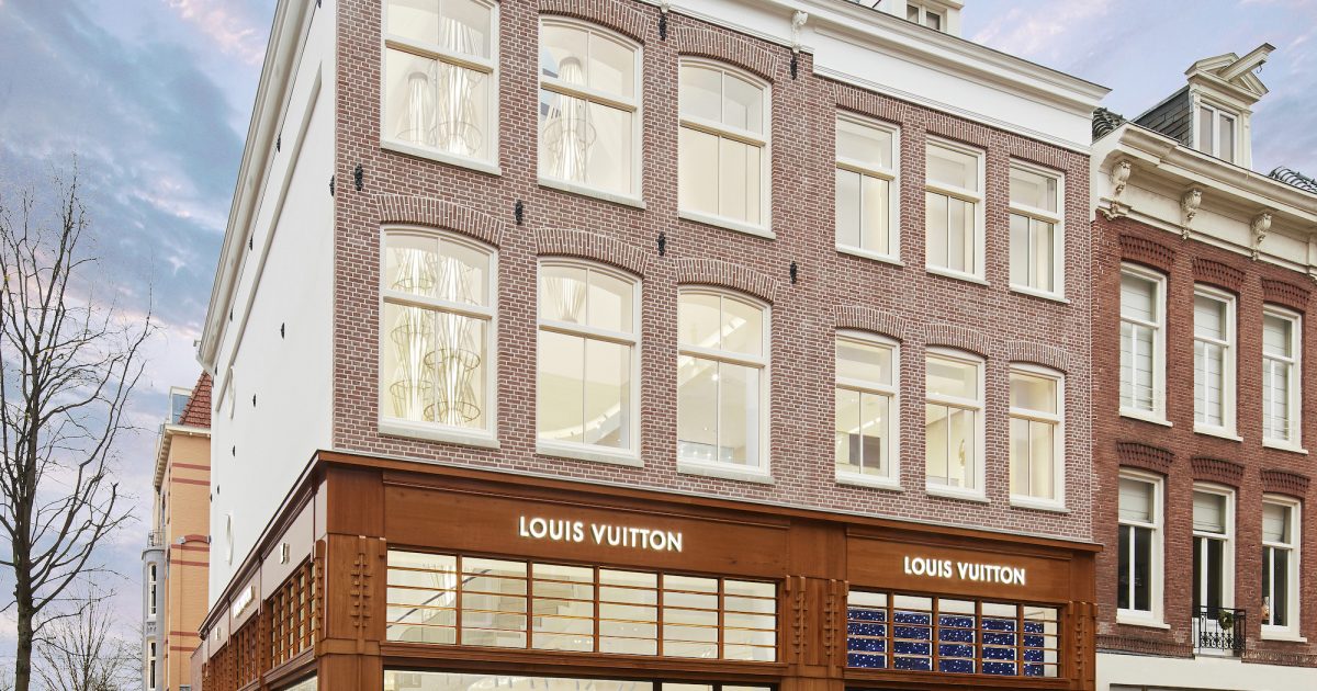 De vernieuwde Louis Vuitton-winkel in Amsterdam